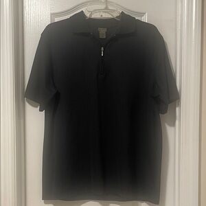 Elegant Black Polo Shirt for Men